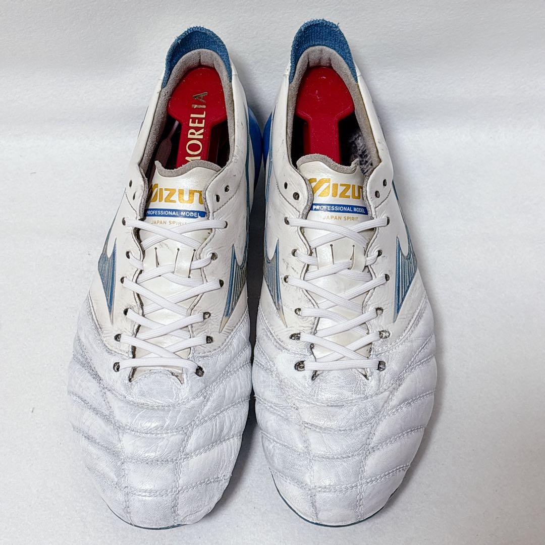 モレリアネオ 4 JAPAN 24.5cm ホワイト　ブルー　白　青　限定