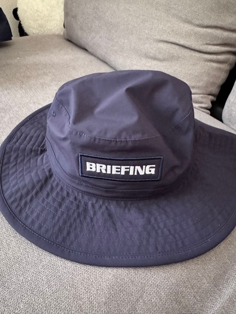 BRIEFING ネイビー ハット 調整可能