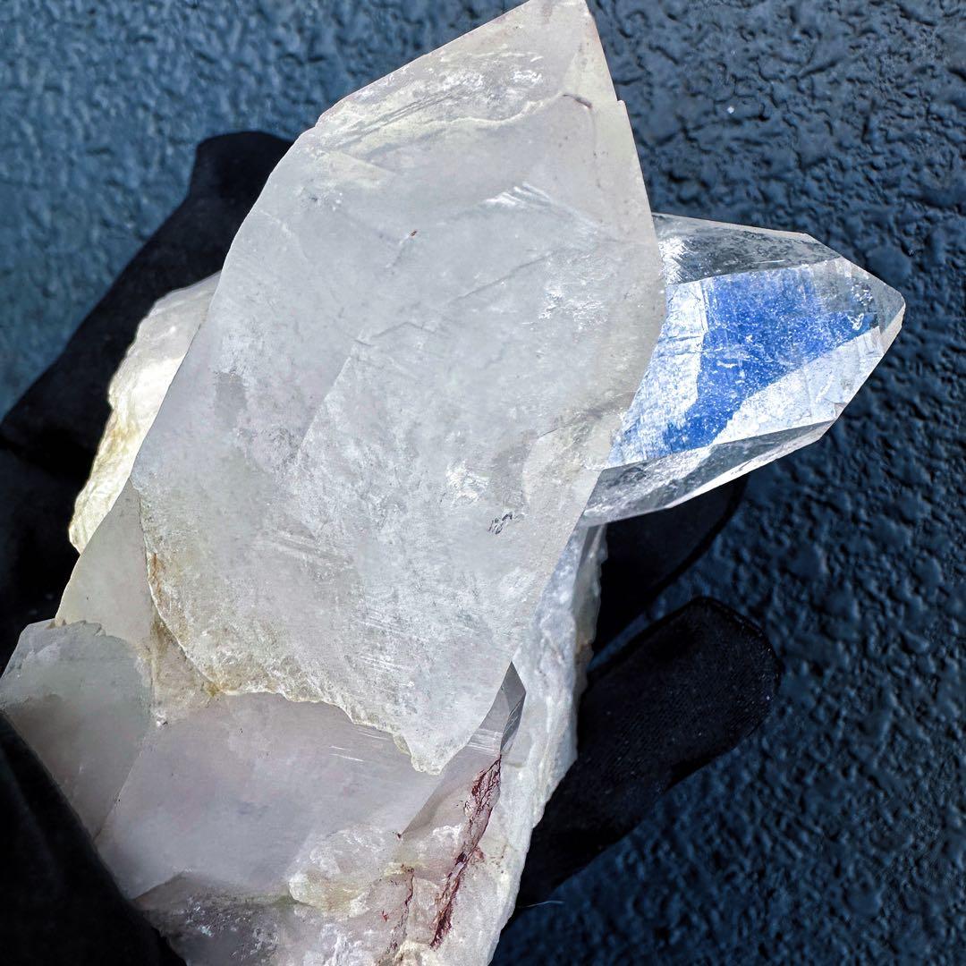 希少❗️高品質❗️マニカラン産レインボーヒマラヤ水晶クラスター超強いパワーA1406