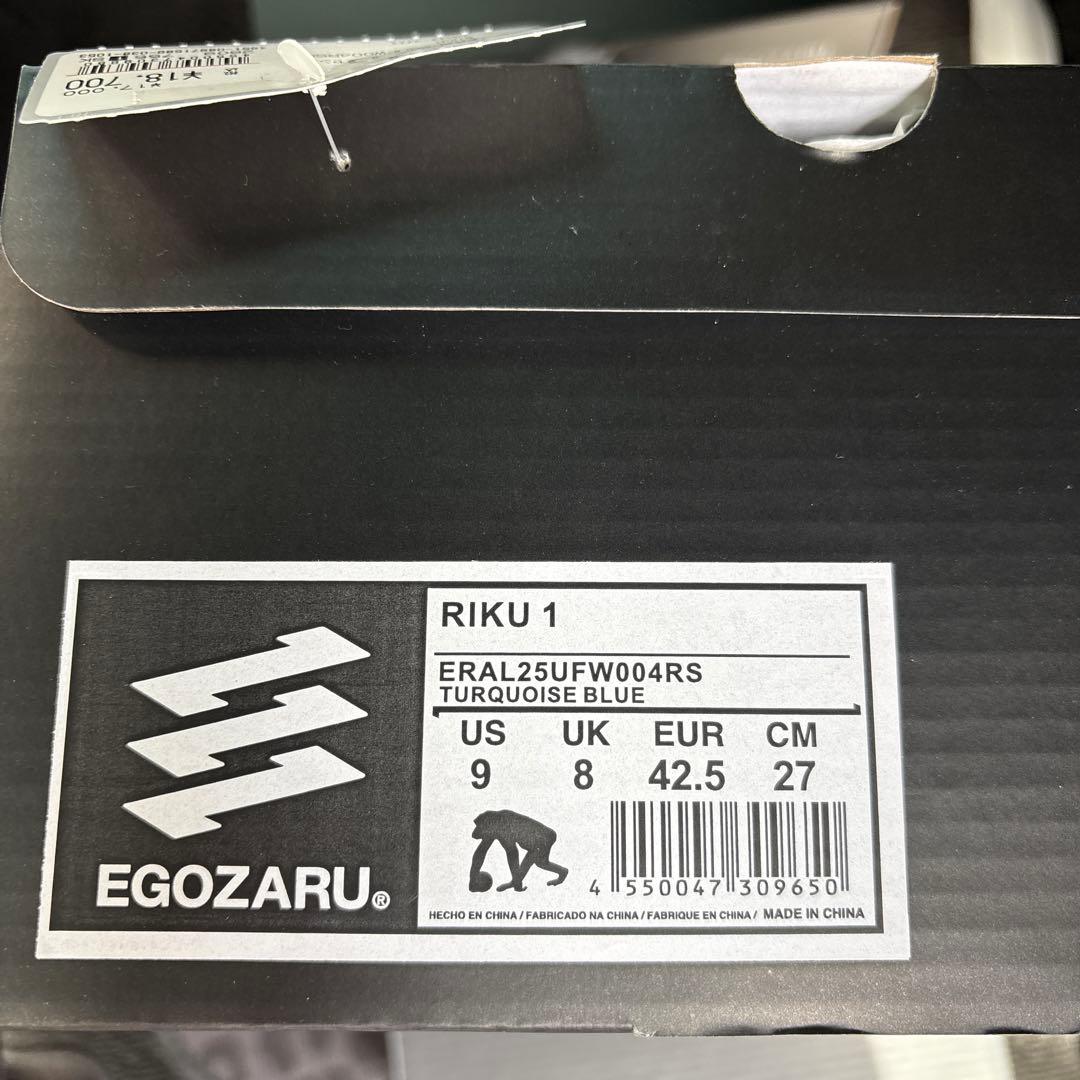 EGOZARU RIKU 1 ターコイズブルー 27cm