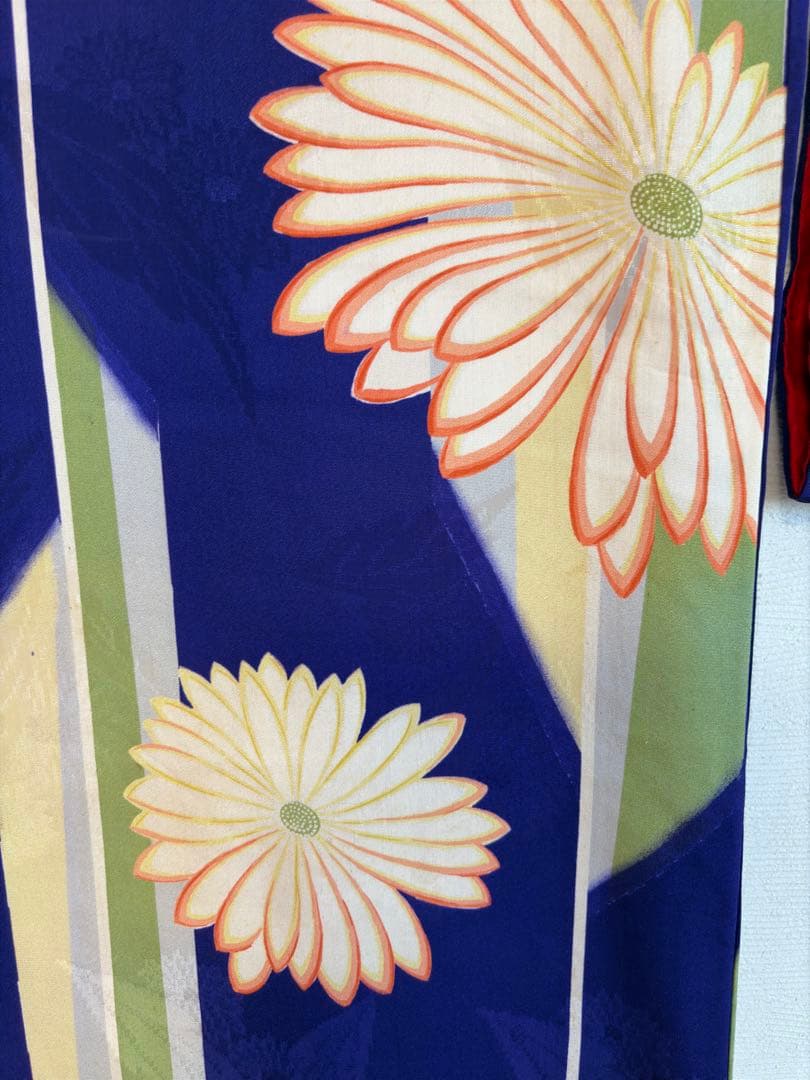 アンティーク　錦紗　子供　着物　　アンティーク着物　七五三