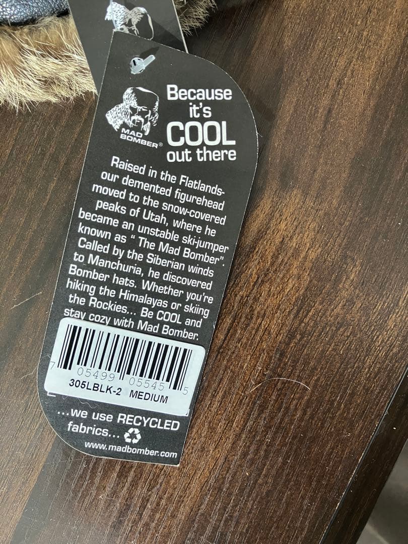 MAD BOMBER マッドボンバー 本革フライトキャップ ラビットファー