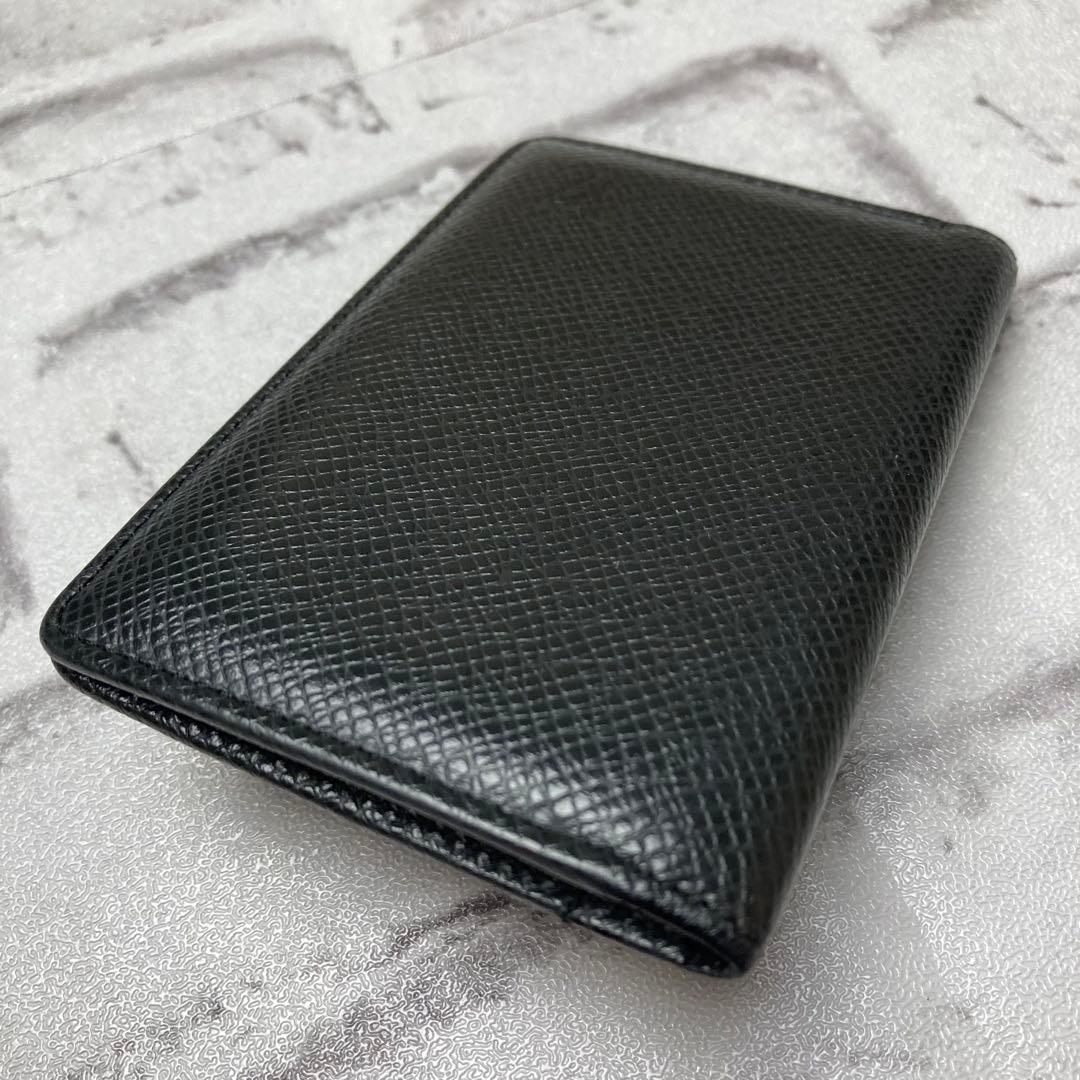 ルイヴィトン☆名刺入れ　ブラック　紙袋付き