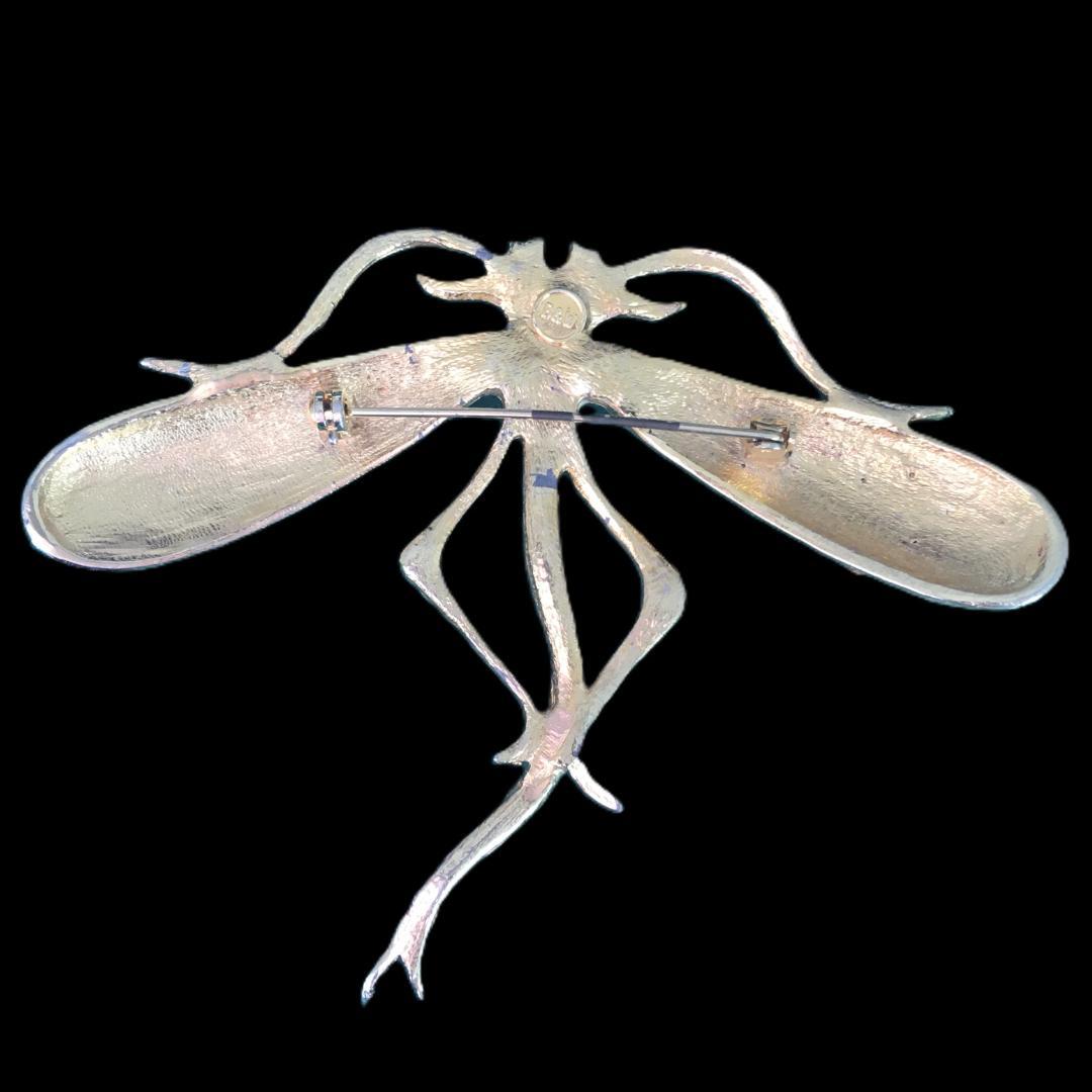 【美品】B&W トンボブローチ 希少サイン入