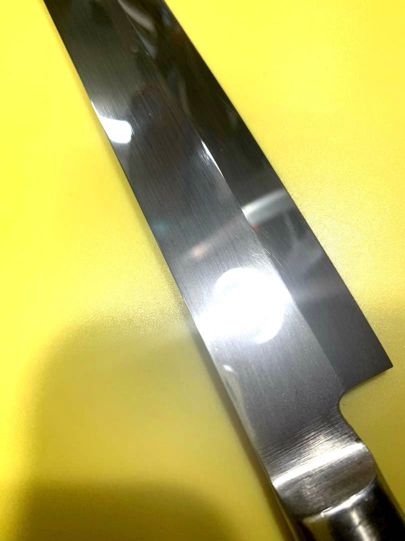 實光　柳刃包丁　H-INOX　モリブデンバナジウム鋼　刃渡り24cm