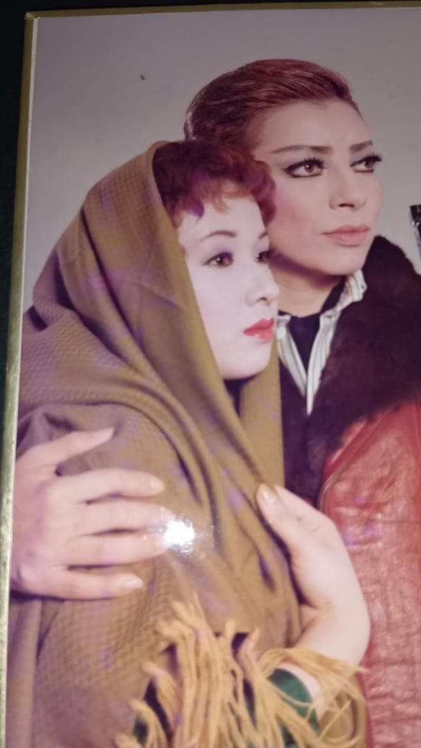 【直筆サイン入り色紙】鳳蘭＆遥くらら 舞台写真付き／宝塚レジェンド