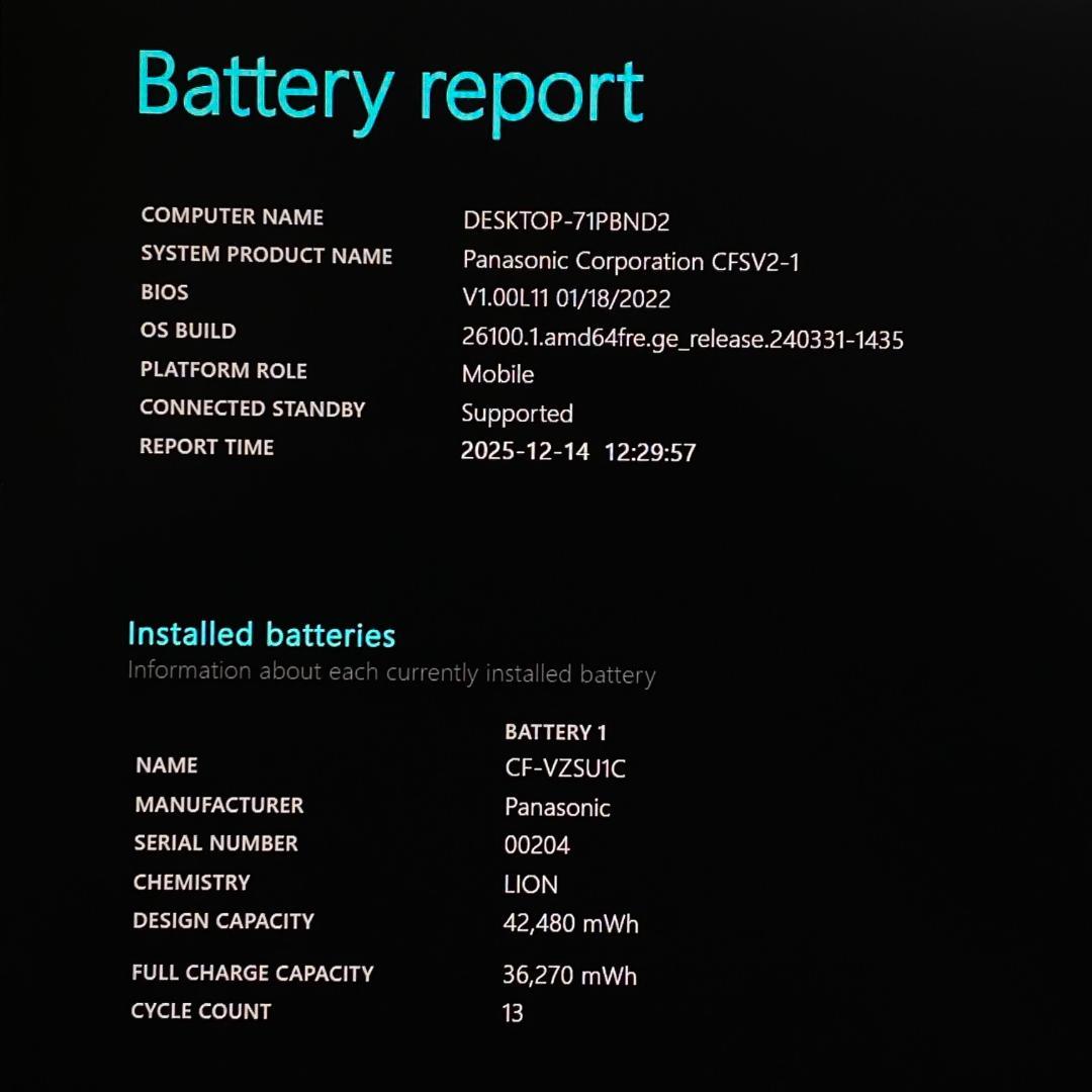 良品CF-SV2 i5 16GB 512GB DVD Office (H782)