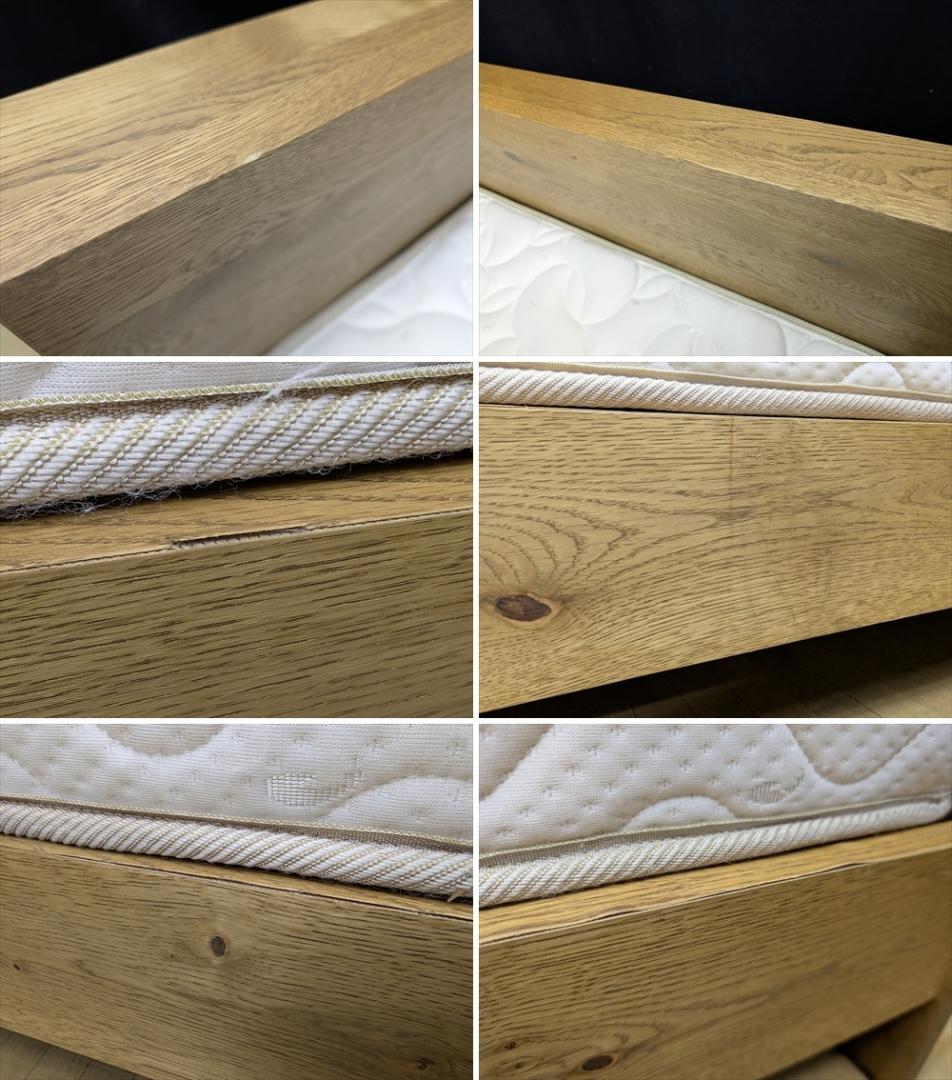 西*博様 クラッシュゲート　クモン　オーク　節有り　オイル仕上げ　ダブルベット