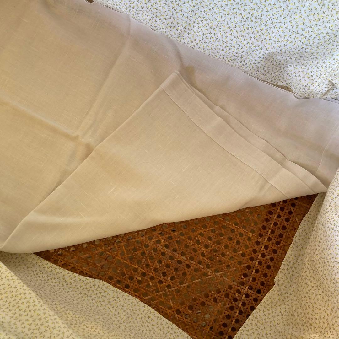 ヴィンテージラタン ベビーベッド 折り畳み キャスター クーファン アンティーク