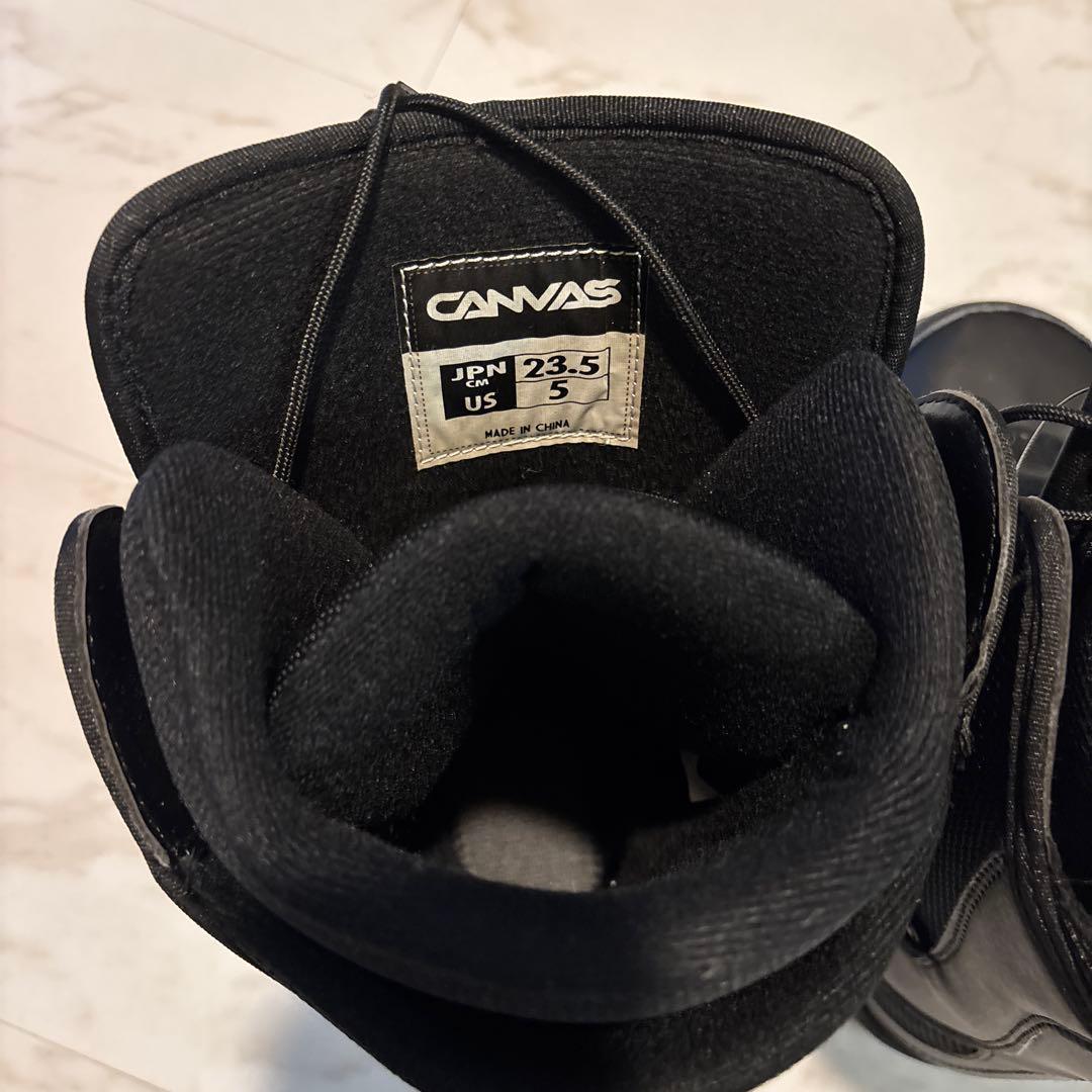 CANVAS スノーボードブーツ 23.5cm ブラック