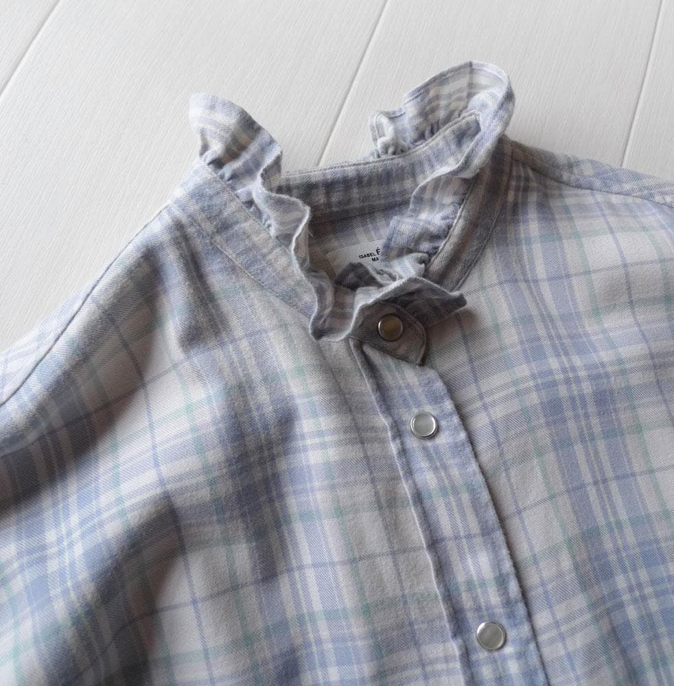 ■専用■美品 イザベルマラン 5,5万 チェック柄ブラウス トゥモローランド