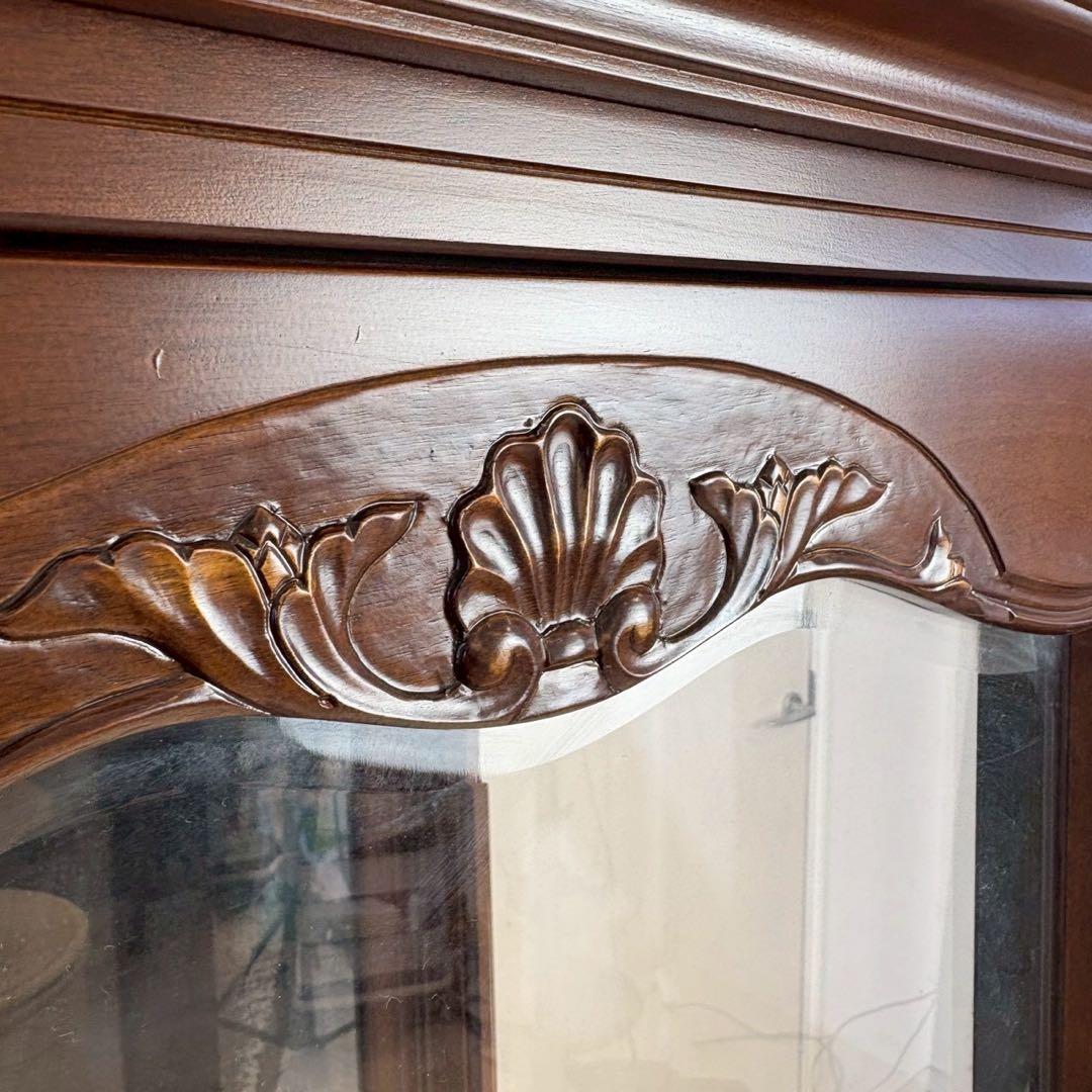 縦型 キュリオケース　ガラスケース ショーケース 飾り棚 ディスプレイ棚