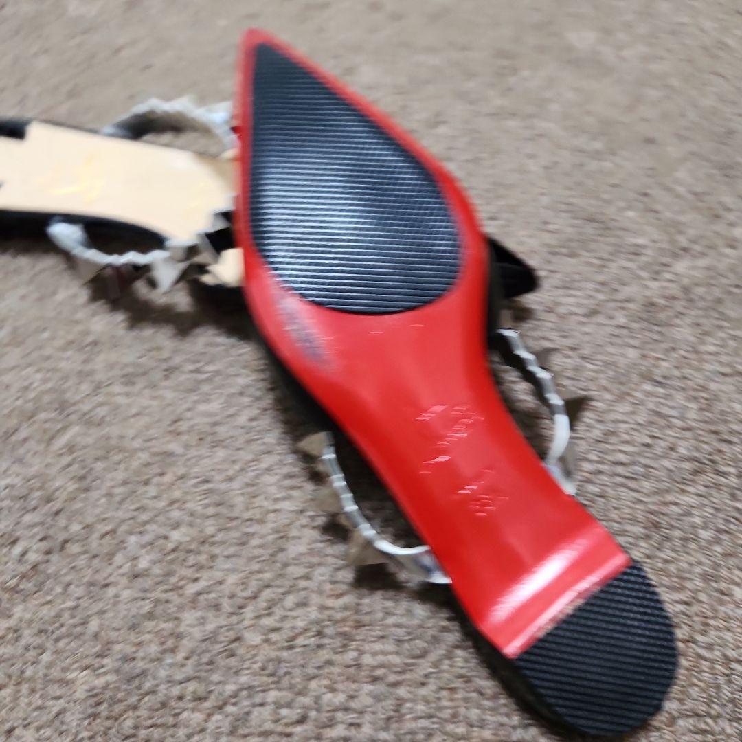 クリスチャンルブタン　美品　36ハーフ　サンダルミュール