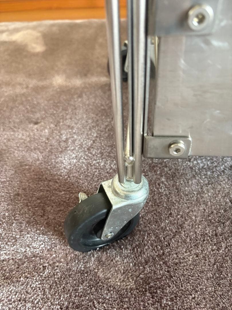 無印良品　MUJI 　ステンレスシェルフワゴン