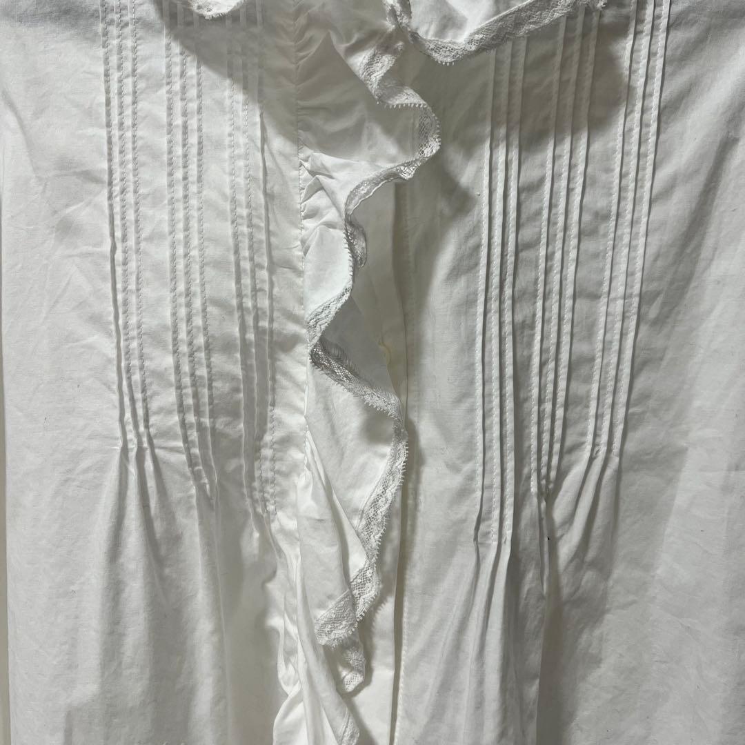 Bilitis dix-sept ans フリル襟ブラウス ホワイト