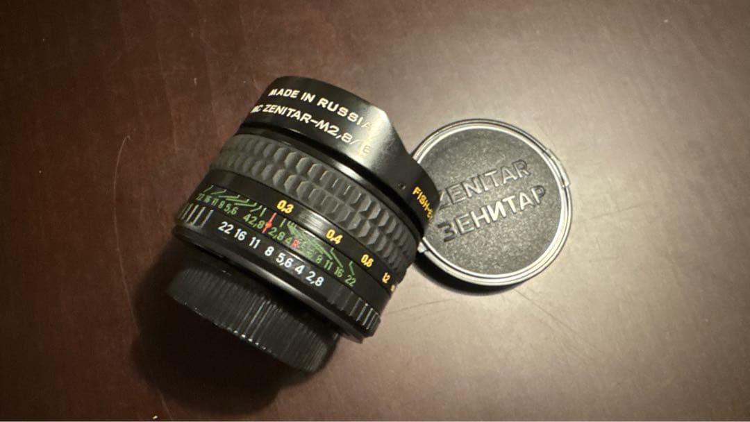 ZENITAR-M16mm F2.8 FISH EYE M42 中古実用品