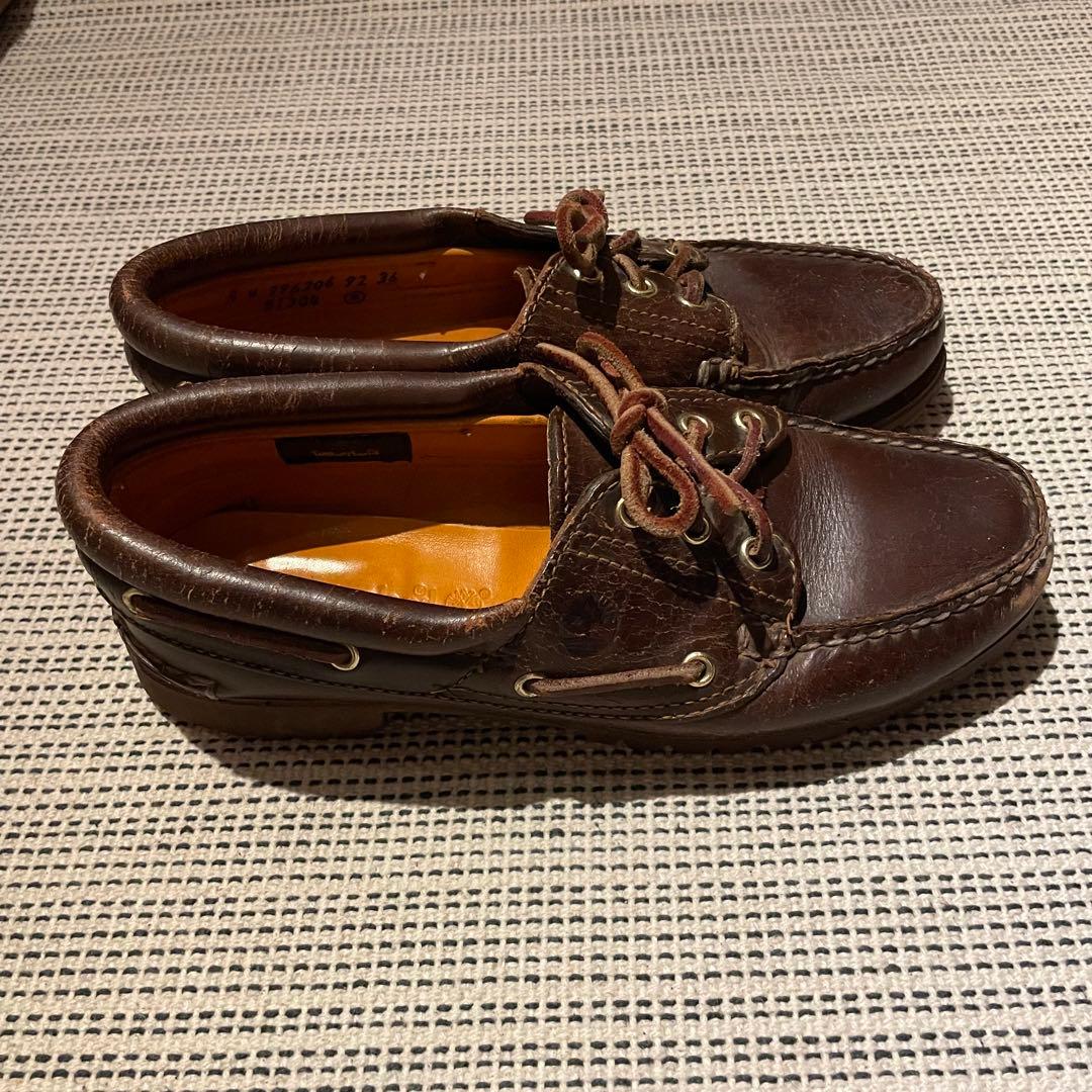 90s~ Timberland 3EyeClassicLug レザーシューズ