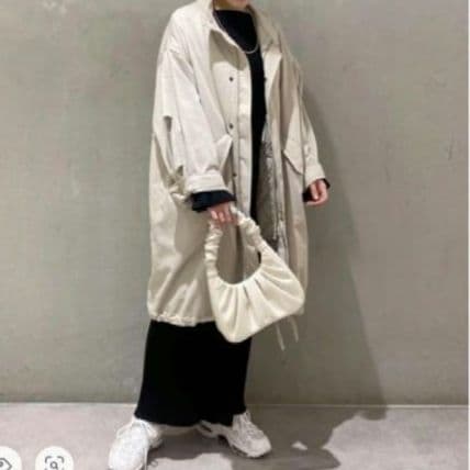 【極美品】シーナリー SHENERY C/Tツイル モッズコート 2way 春