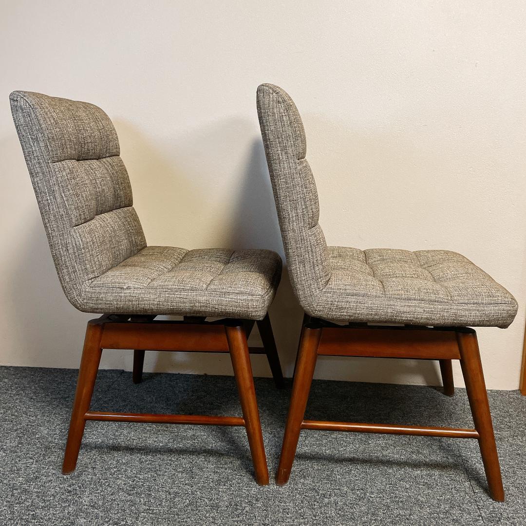 美品 ニトリ 回転式 ダイニングチェア 椅子 2個セット