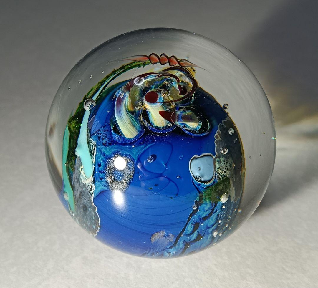 【希少】ジョシュ・シンプソン ガラス作品 Inhabited Planet