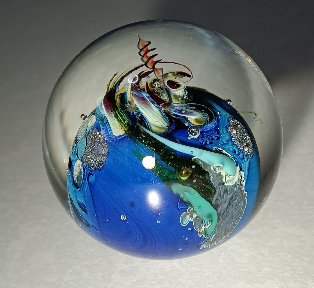 【希少】ジョシュ・シンプソン ガラス作品 Inhabited Planet
