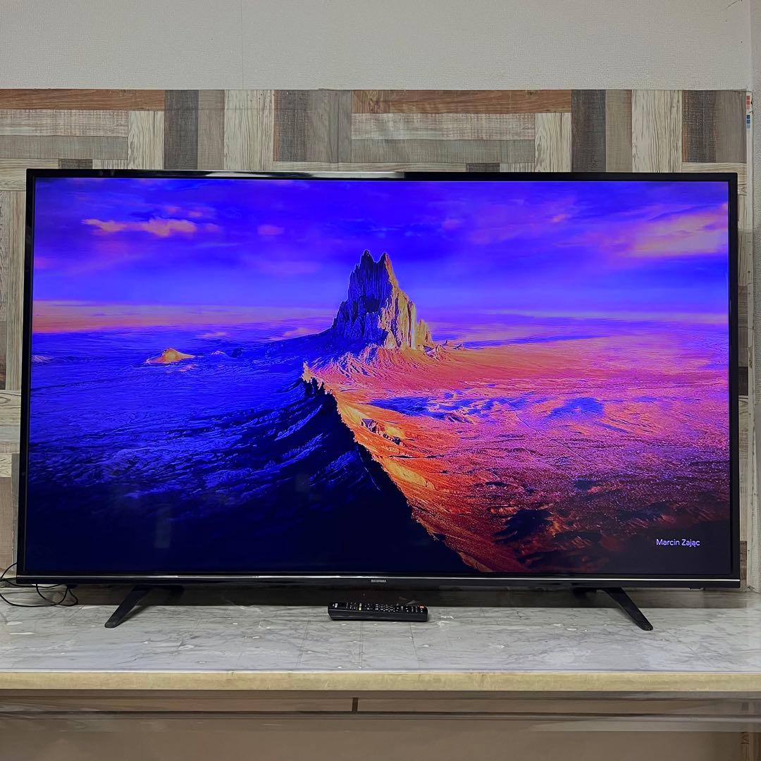 全国送料込❣️アイリスオーヤマ65V4k液晶テレビ東芝製LSIは画面操作見やすい