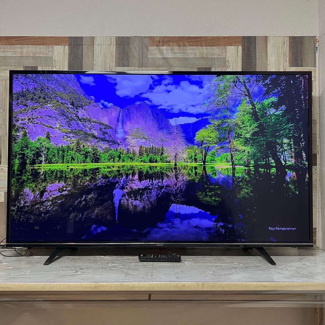 全国送料込❣️アイリスオーヤマ65V4k液晶テレビ東芝製LSIは画面操作見やすい