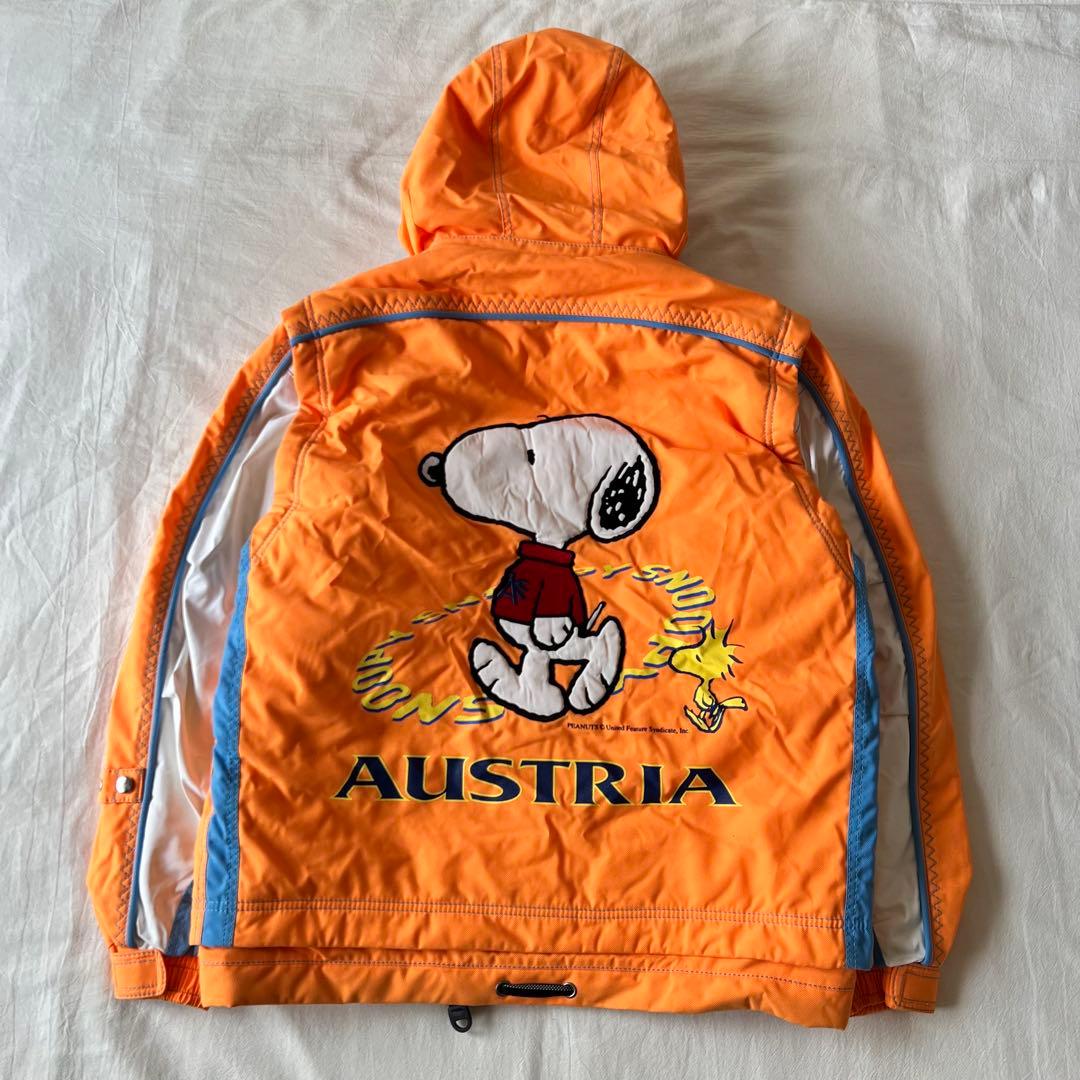 【希少】SNOOPY オーストリア代表モデル スキーウェア アシックス オレンジ