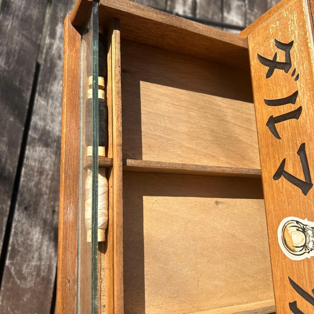 ダルマ印　糸　カラー　棚　アンティーク　レトロ　収納