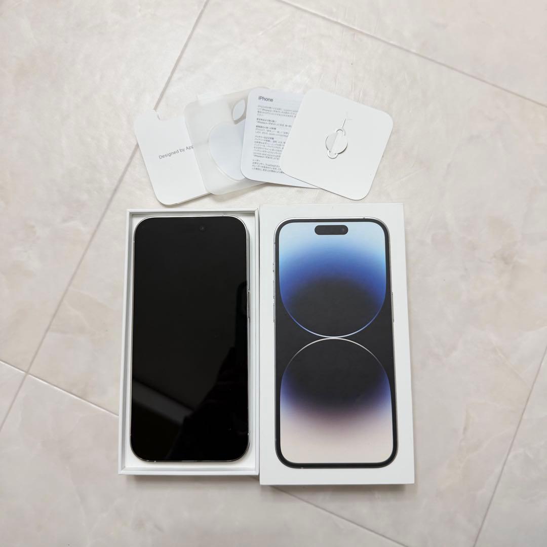 【美品】iPhone 14 pro 256GB シルバー (初期化済み)