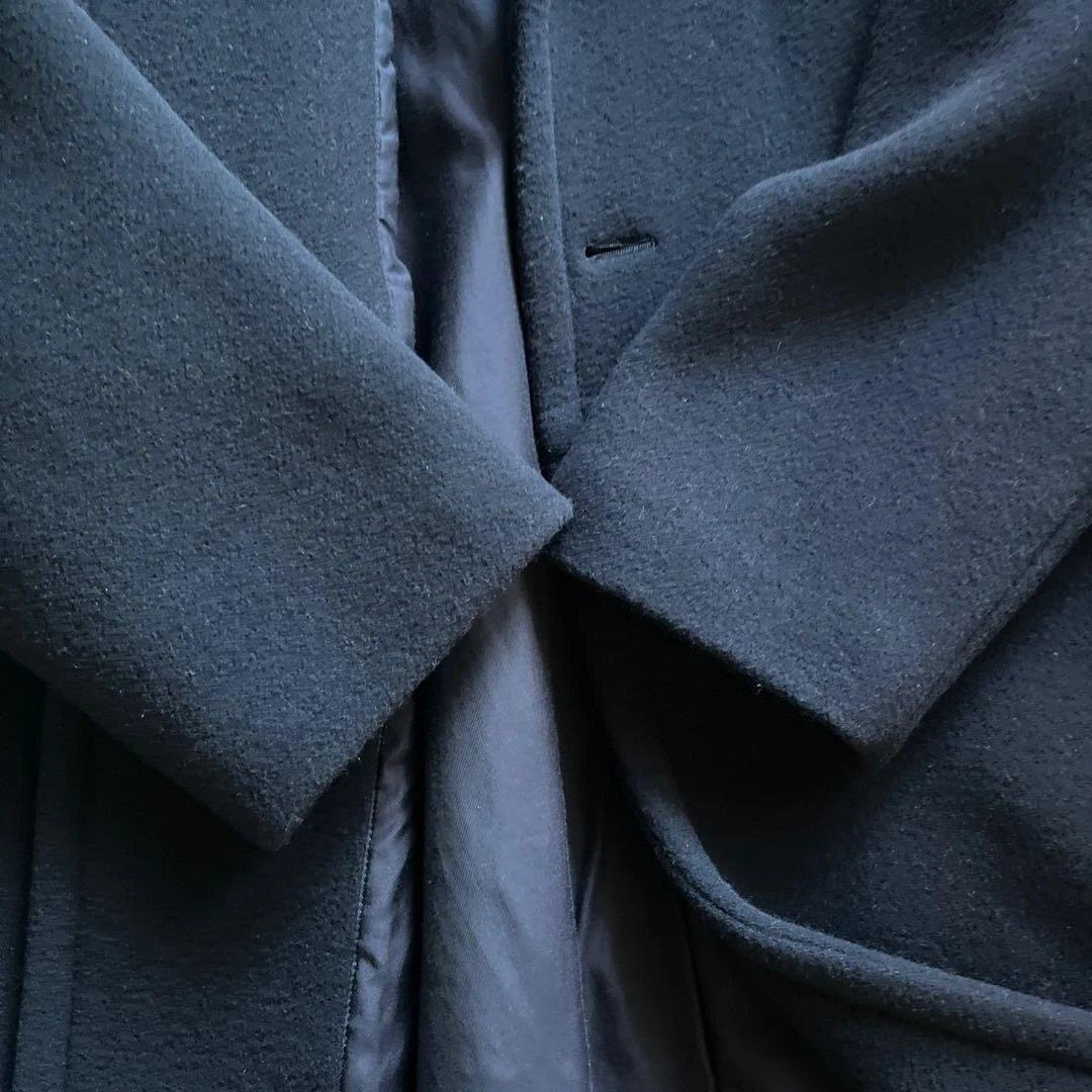 MACPHEE マカフィー　ショートパイルメルトン オーバーサイズドコート