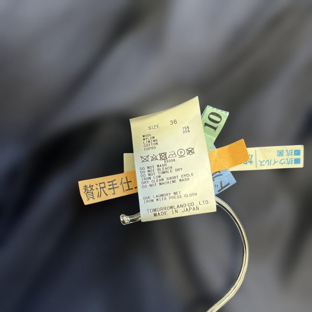 MACPHEE マカフィー　ショートパイルメルトン オーバーサイズドコート