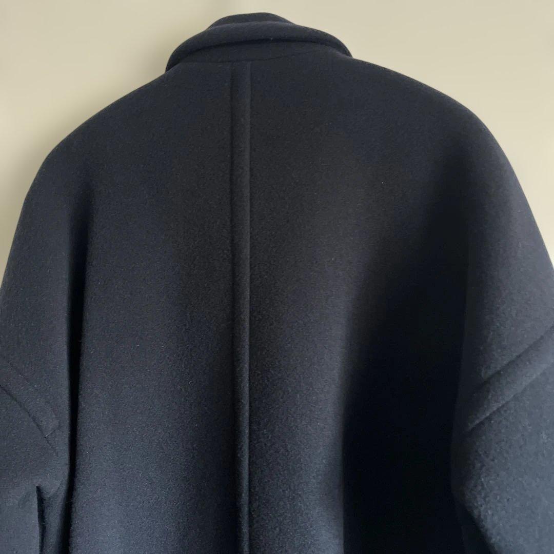 MACPHEE マカフィー　ショートパイルメルトン オーバーサイズドコート