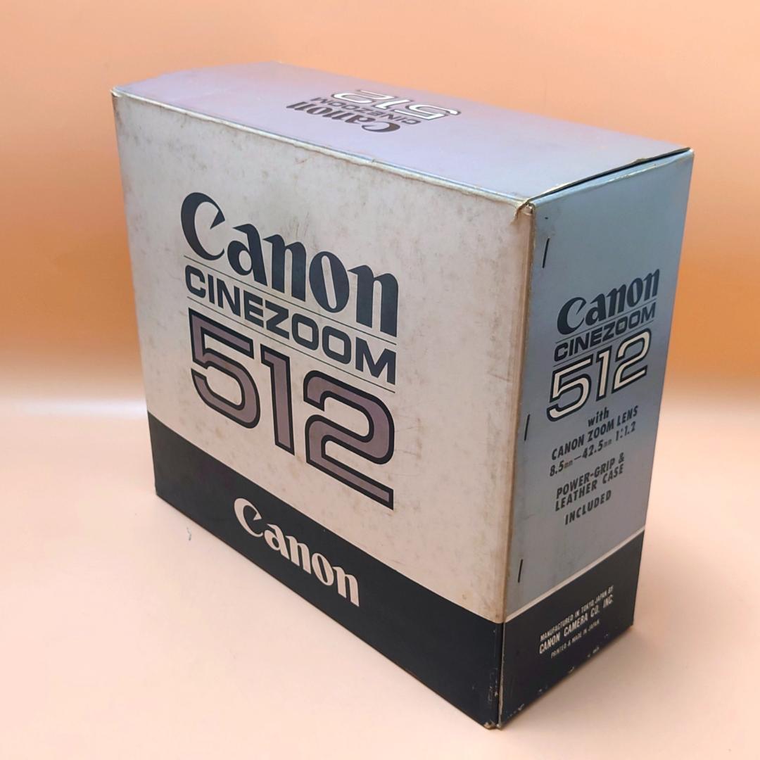 一部動作確認済 Canon 8ミリカメラ CINE ZOOM 512 元箱付き