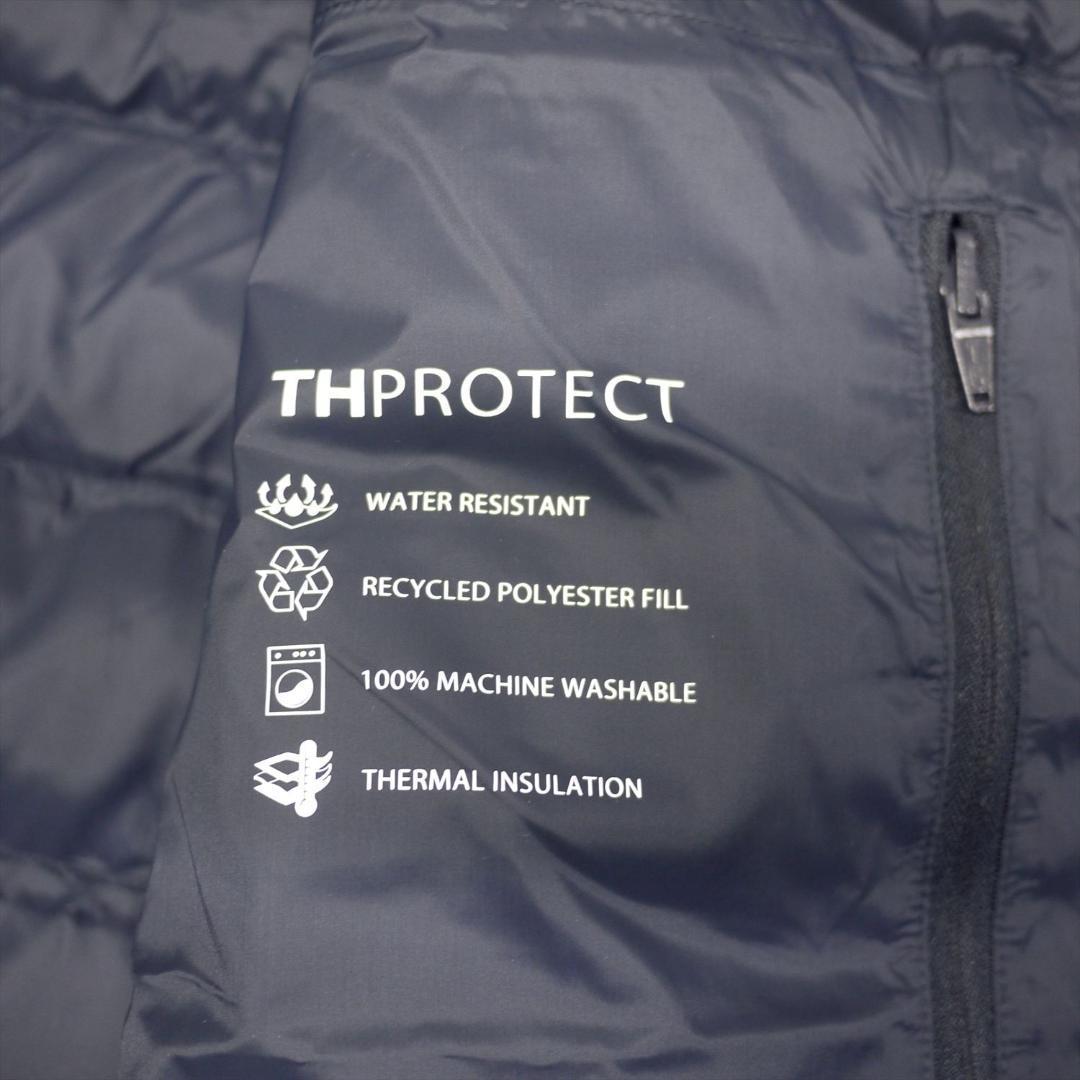 新品 トミーヒルフィガー THPROTECT 軽量 耐水 中綿 ベスト XL 紺