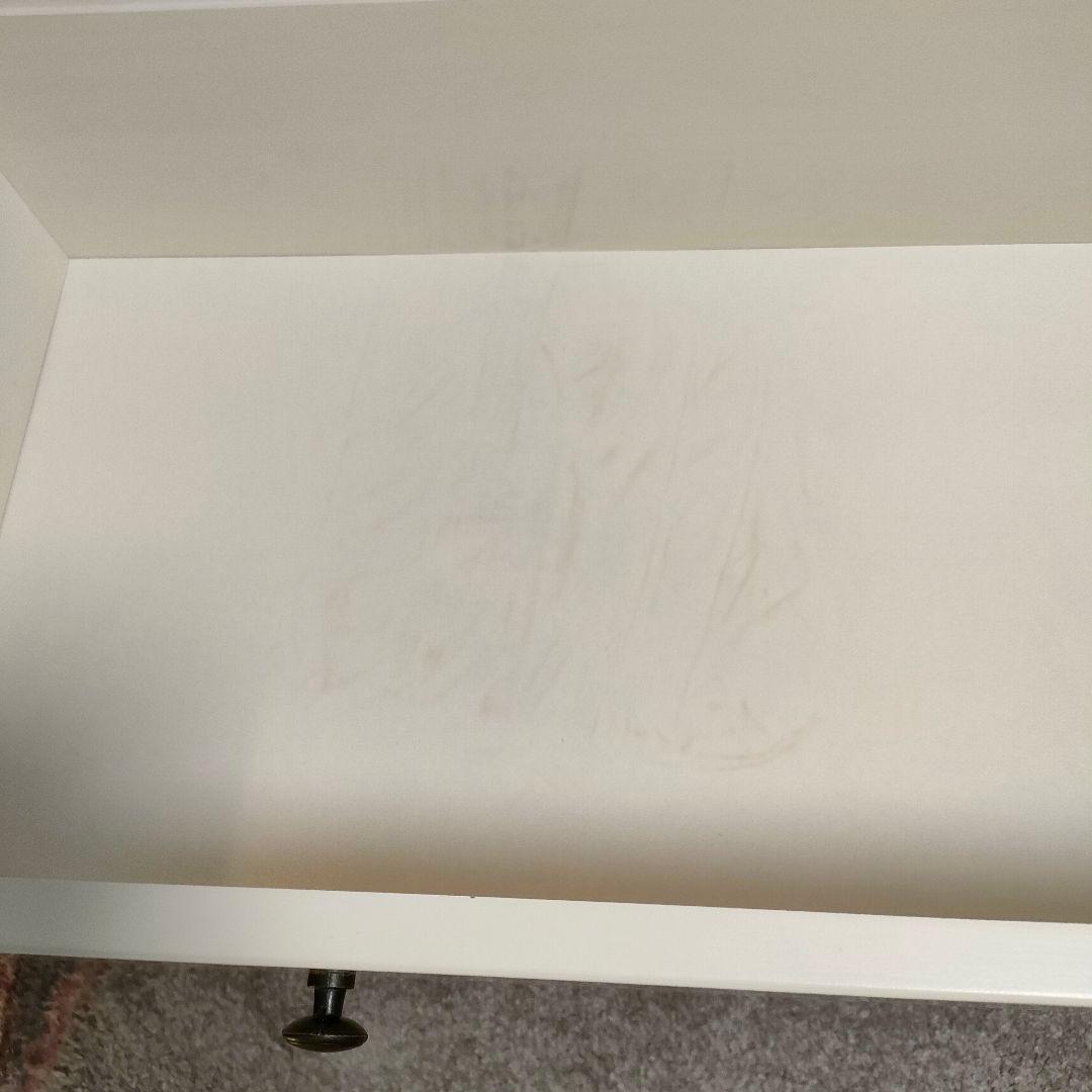 ニトリ 廃盤モデル ローチェスト カーシー 収納タンス 引き出し5杯 ホワイト