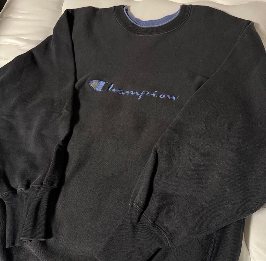 90s reverse weave リバースウィーブ ブラック USA製 XL