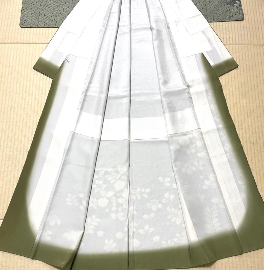 作家物 総絞り 辻が花 大島紬 訪問着 紋なし ガード加工