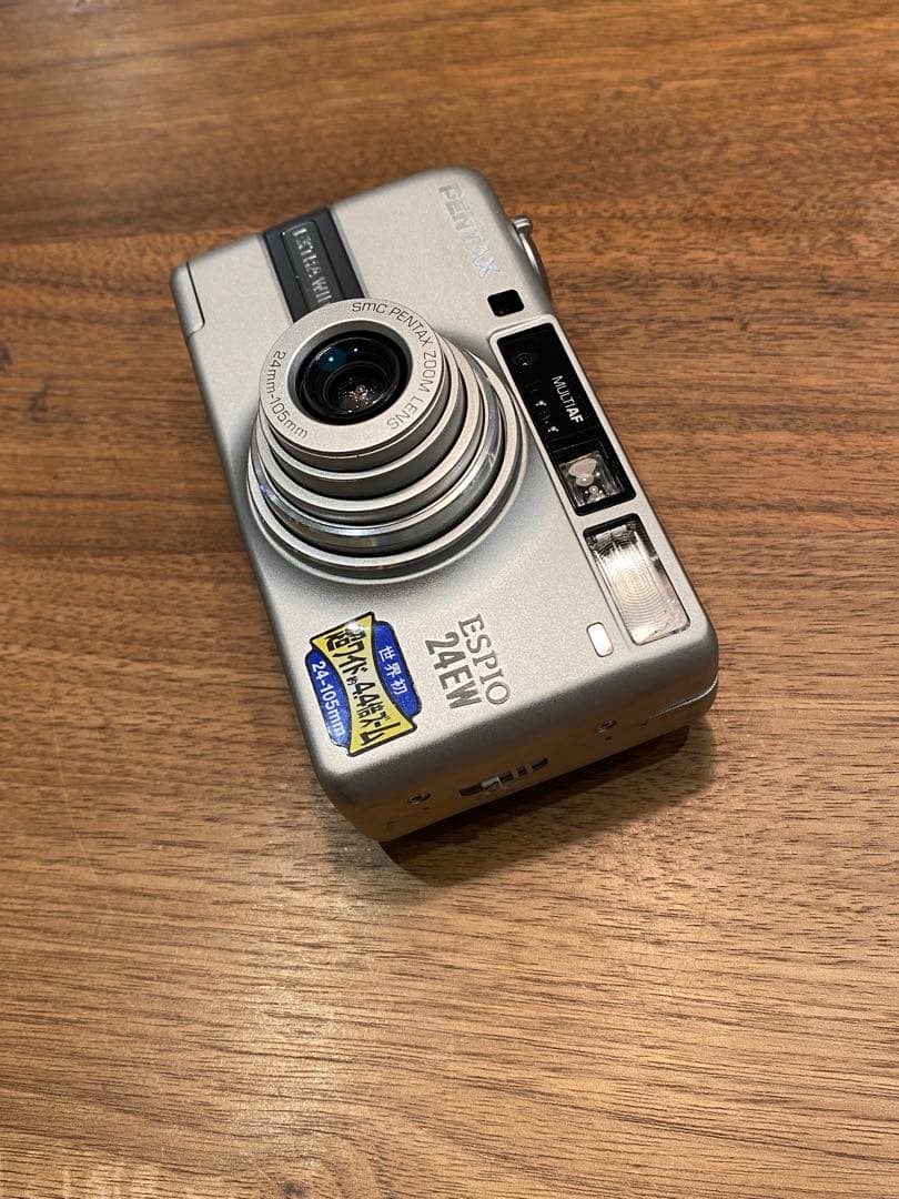 PENTAX ESPIO 24EW シルバー コンパクトフィルムカメラ　動作品