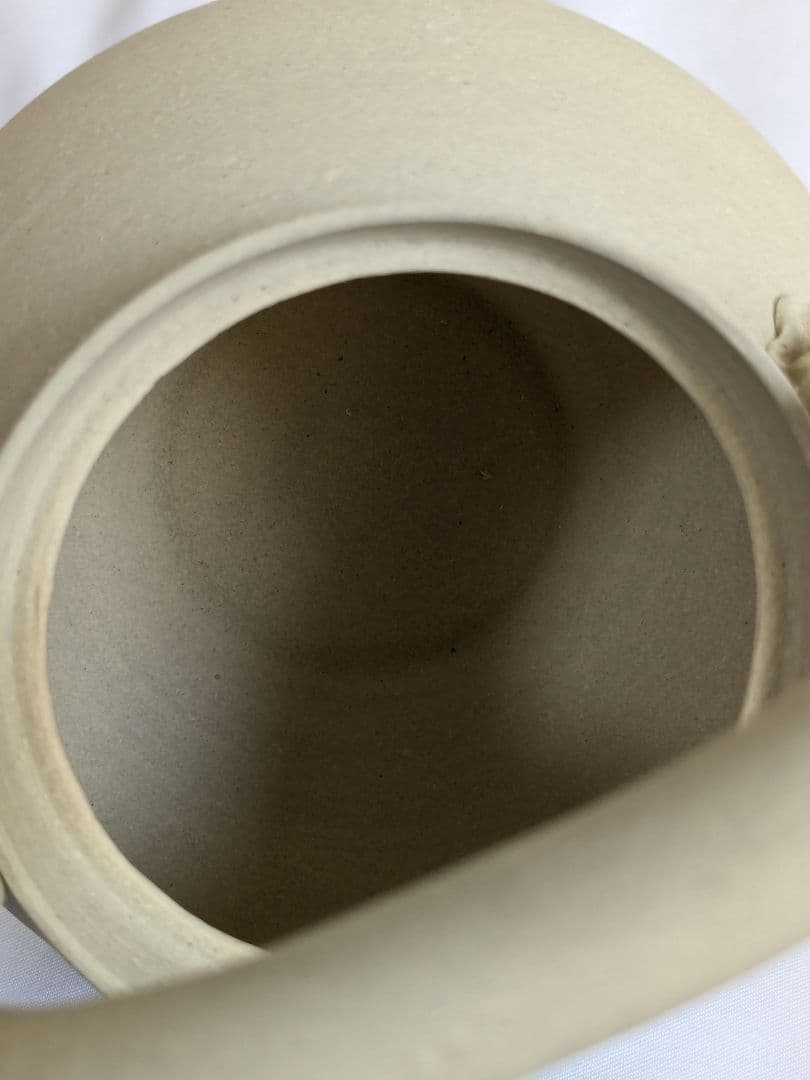 宇田芳宇 白泥ボウフラ ボーフラ 上手 煎茶道具