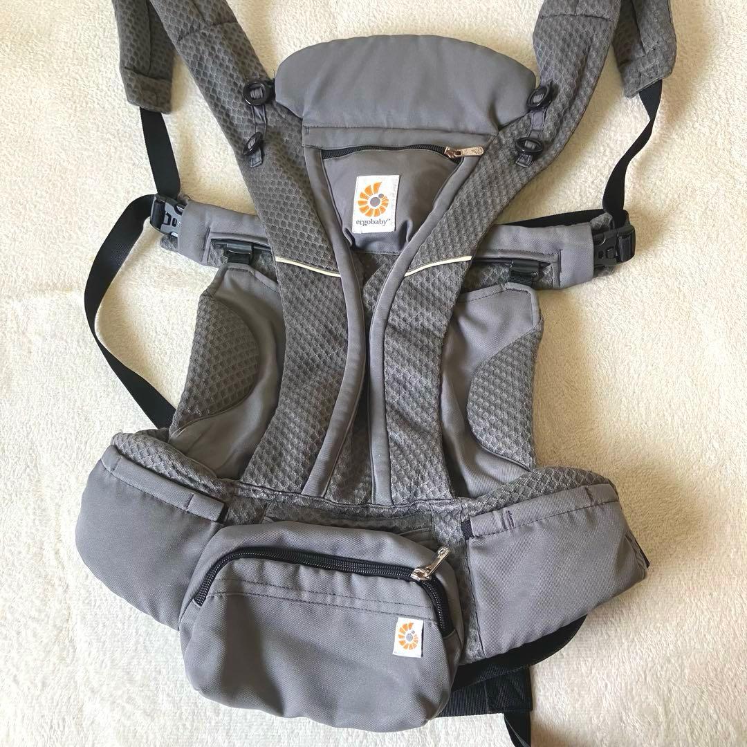 サラ　エルゴベビー　オムニ　ブリーズ　グラファルトグレー　メッシュ