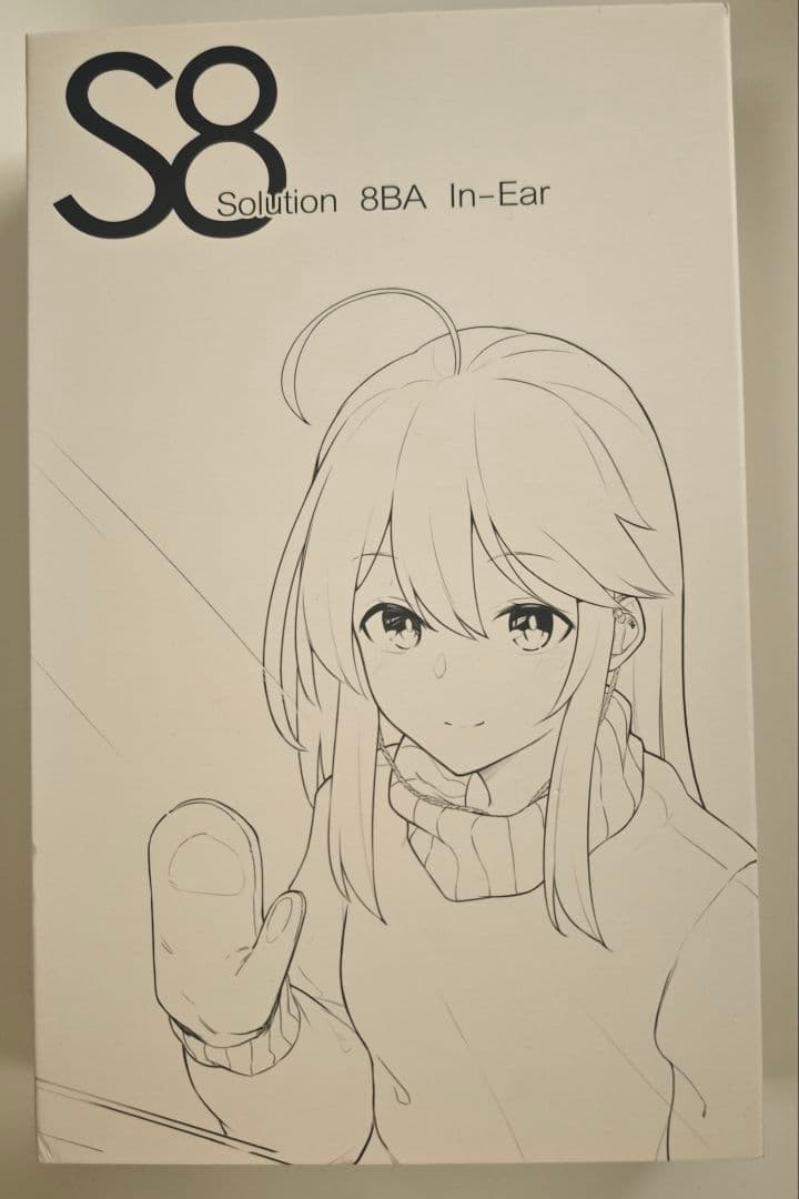 水月雨 MOONDROP S8 8BA リケーブル可能イヤホン 中古