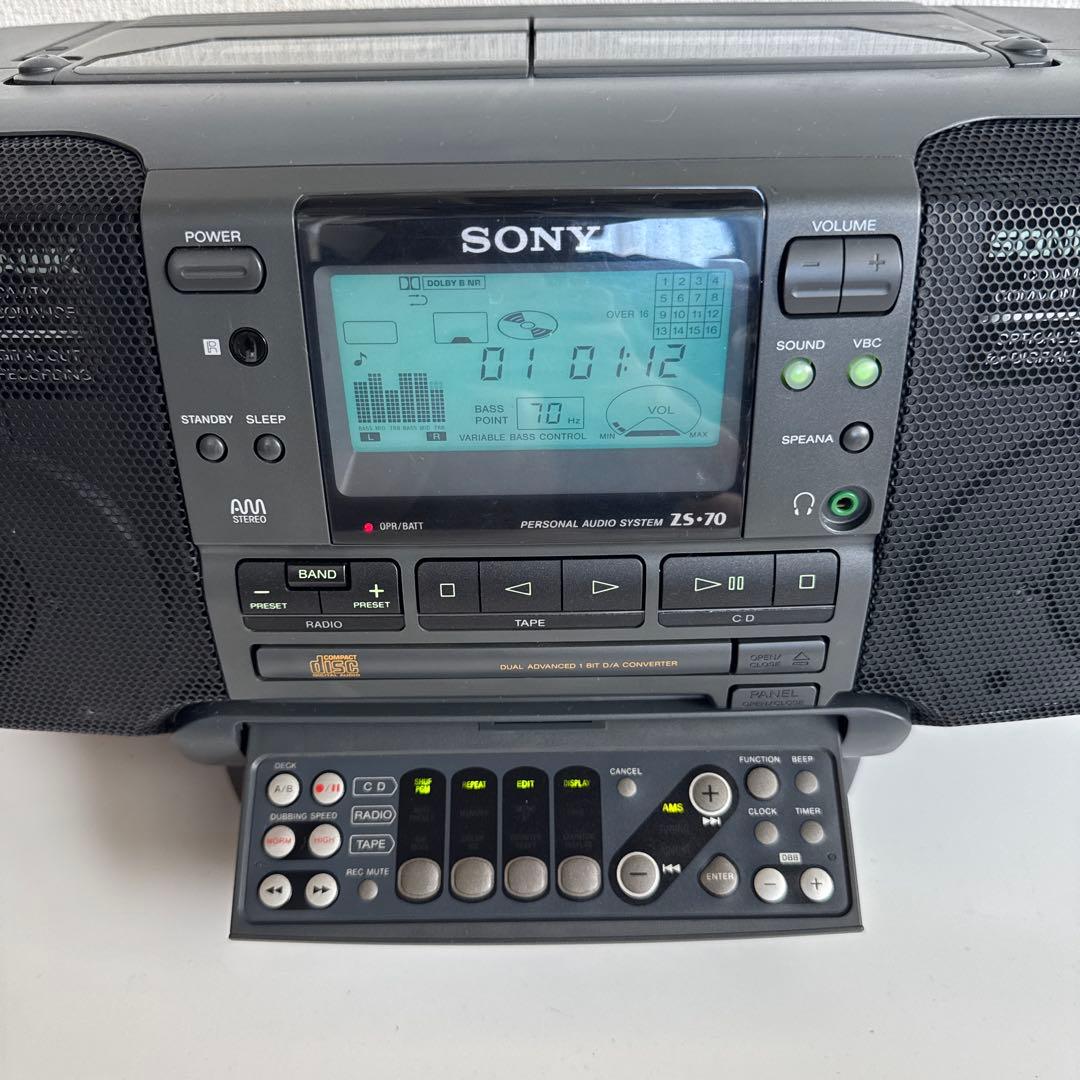 SONY ZS-70 CDラジカセ　個人メンテナンス品