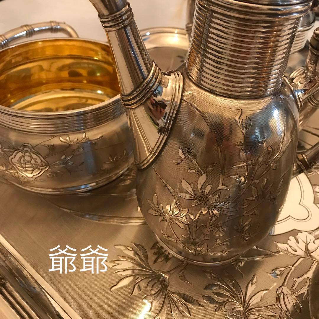 Christofle クリストフル／トレイ「アールヌーヴォー／シノワズリ」