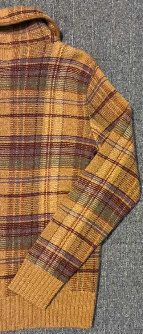 90s ラルフローレン カシミヤ混　シューティング　ハンティング　エルボーパッチ