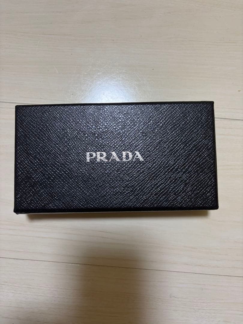 n*９様 PRADA ブラックレザー iPhone用ケース