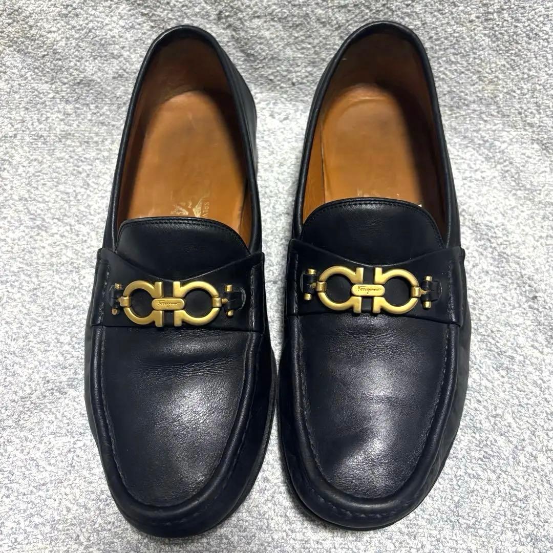 フェラガモ　ビットローファー　ガンチーニ