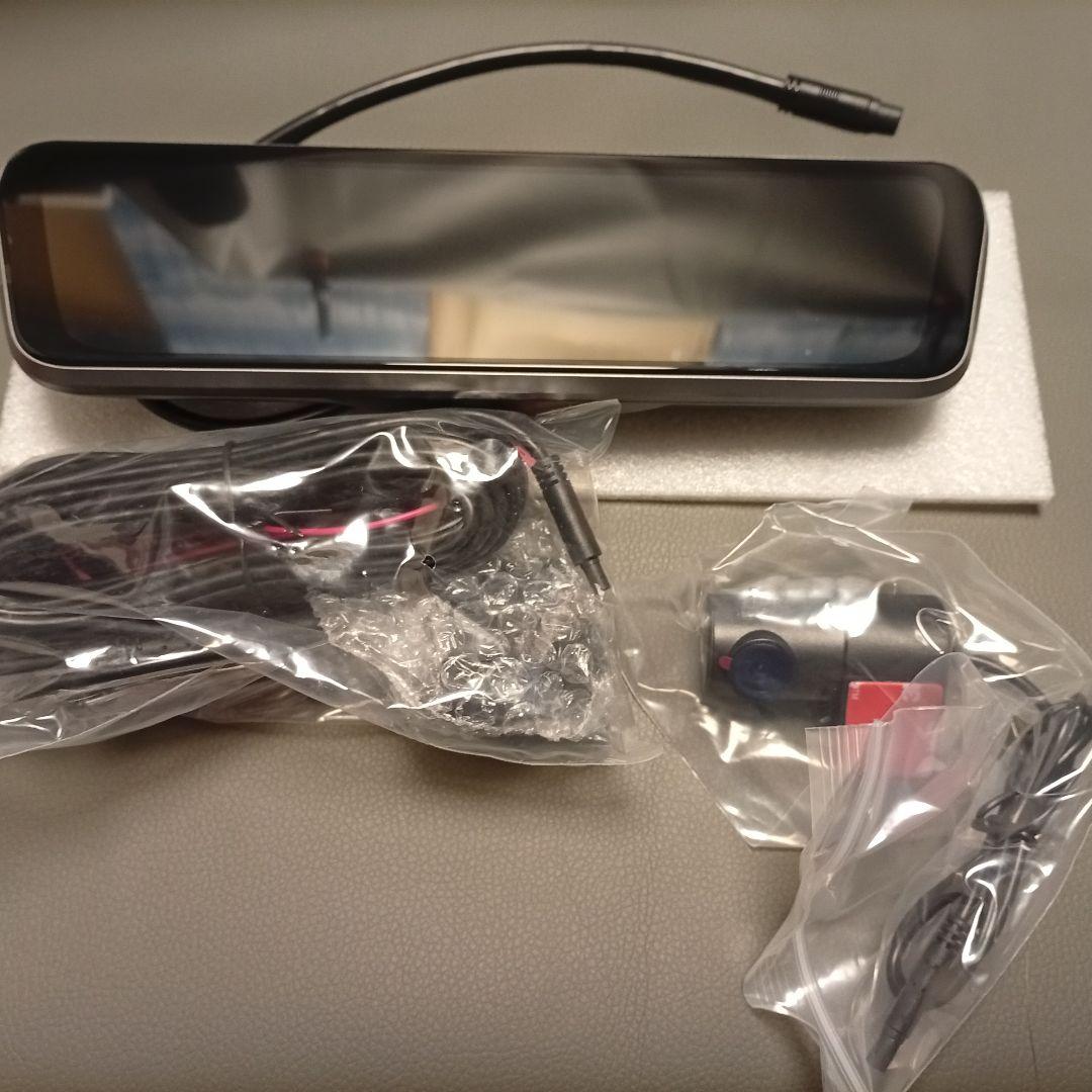 ドライブレコーダー ミラー型 前後カメラ 分離式 ミラー型ドラレコ 10インチ