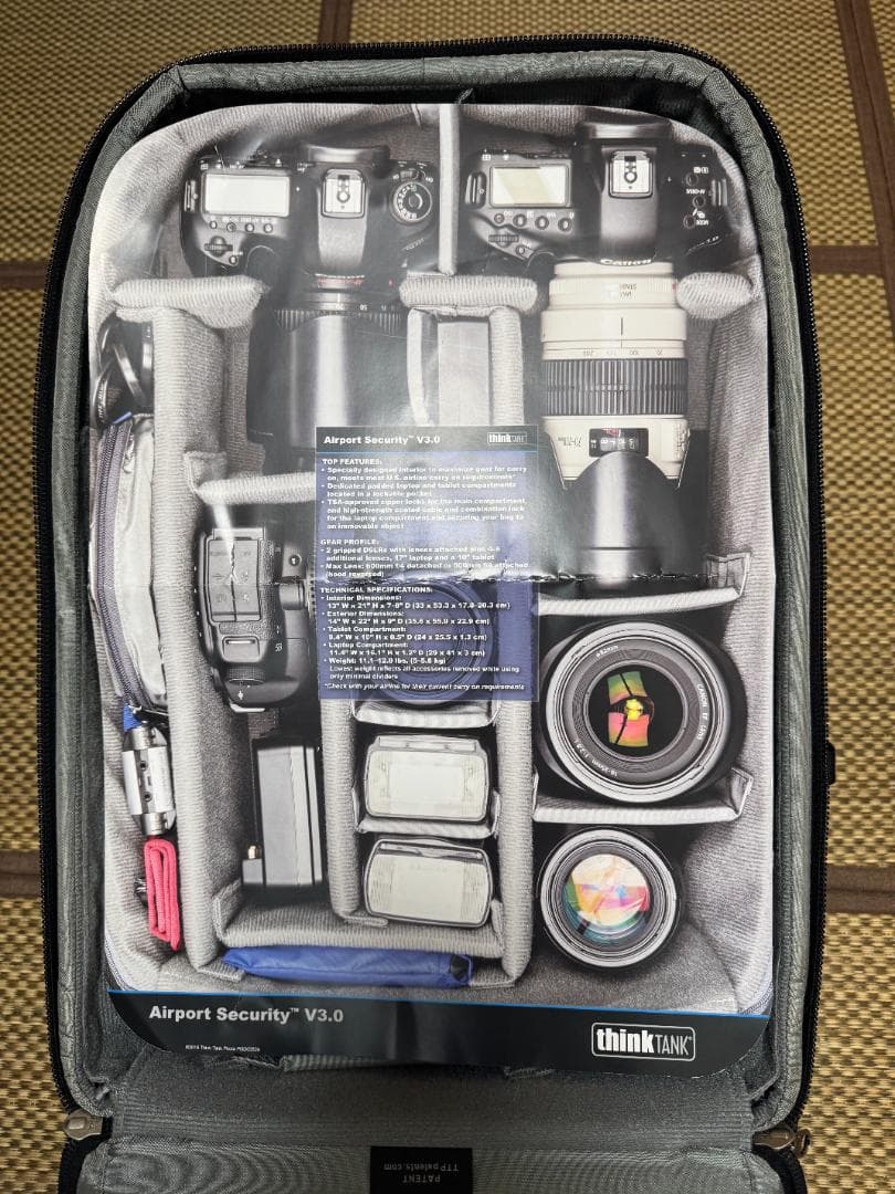 【セール‼️】Think Tank Airport Security V3.0 黒