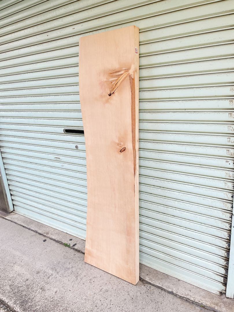 天然　スプルース 一枚板　デスク/カウンターテーブル/棚板/天板/看板材/レジン